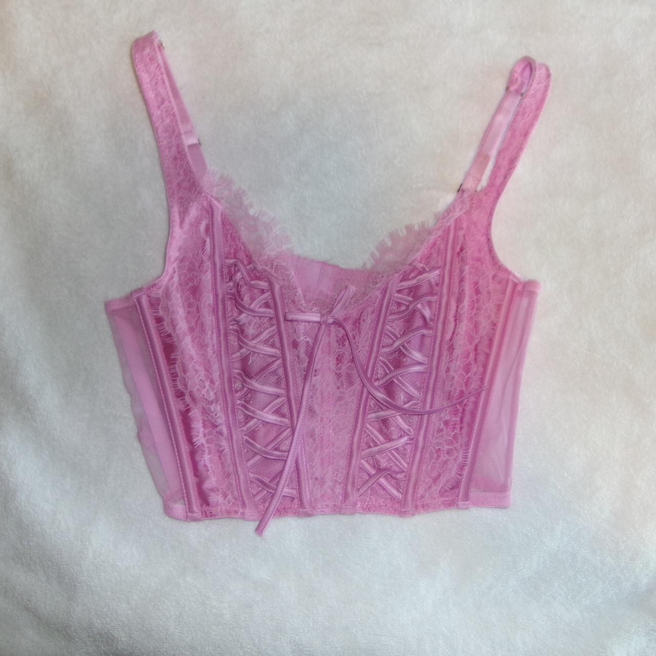 Windsor mauve dusty pink bustier corset tank top - Depop