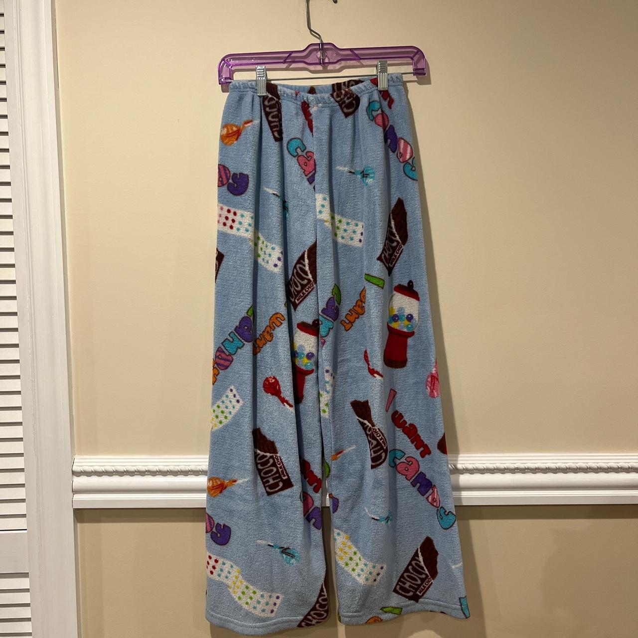 Really cool fleece candy pajama pants Great... - Depop