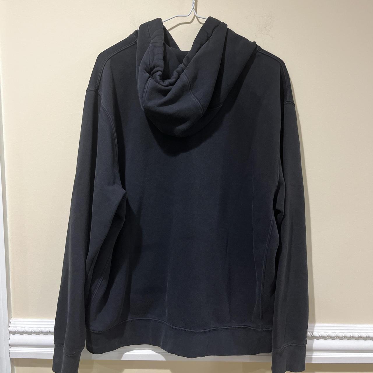 mens nike hoodie black and white