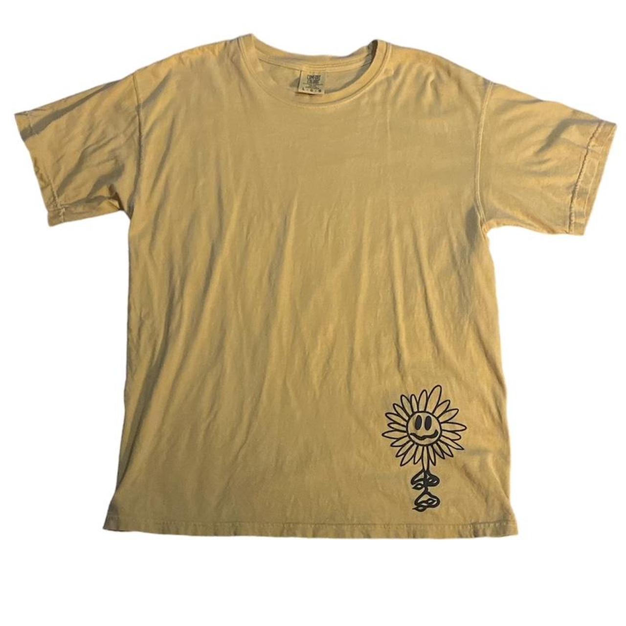 Comfort Colors Yellow Ghetto Kids Size World T Depop - L Shirt