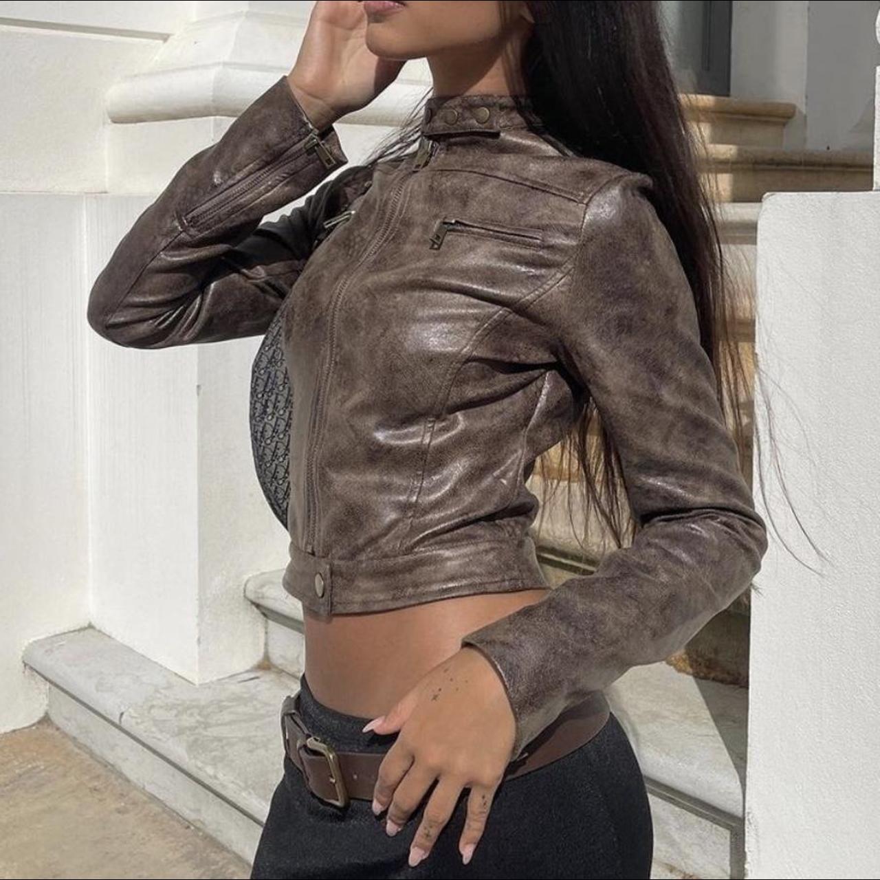 Lioness Women's Brown Jacket | Depop