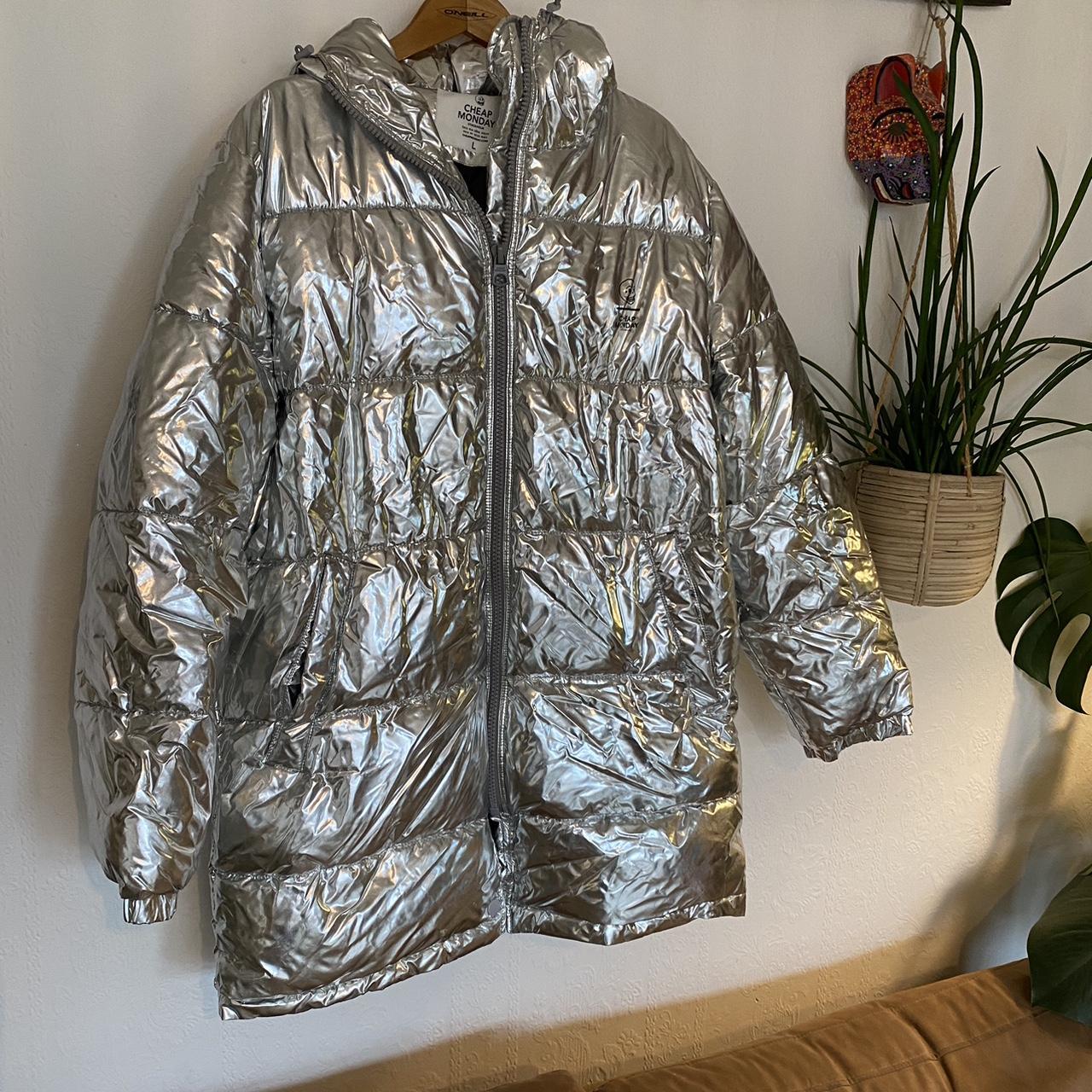 Cheap discount silver jacket