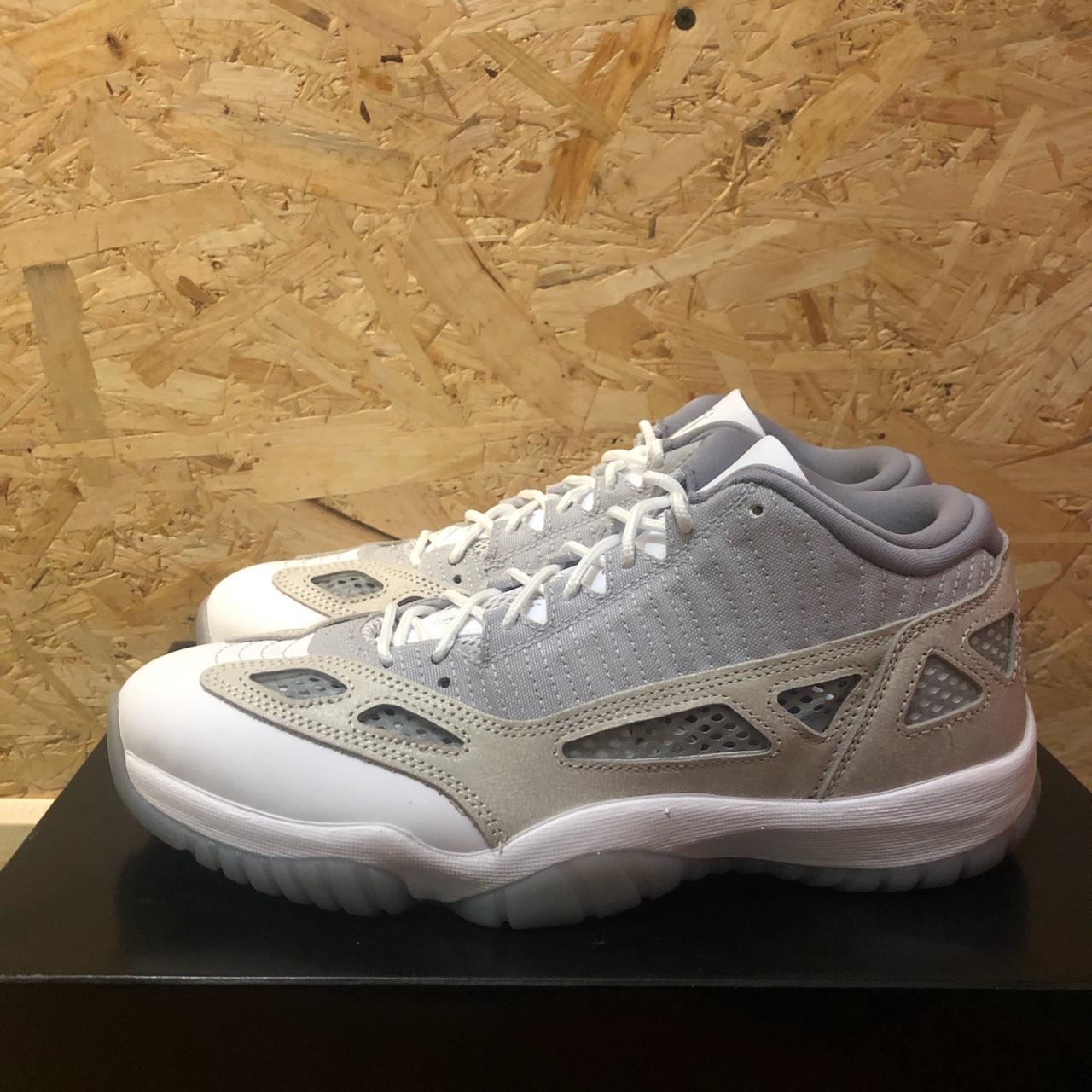 AIR JORDAN 11 RETRO LOW IE BROWN/NEUTRAL GREY... Depop
