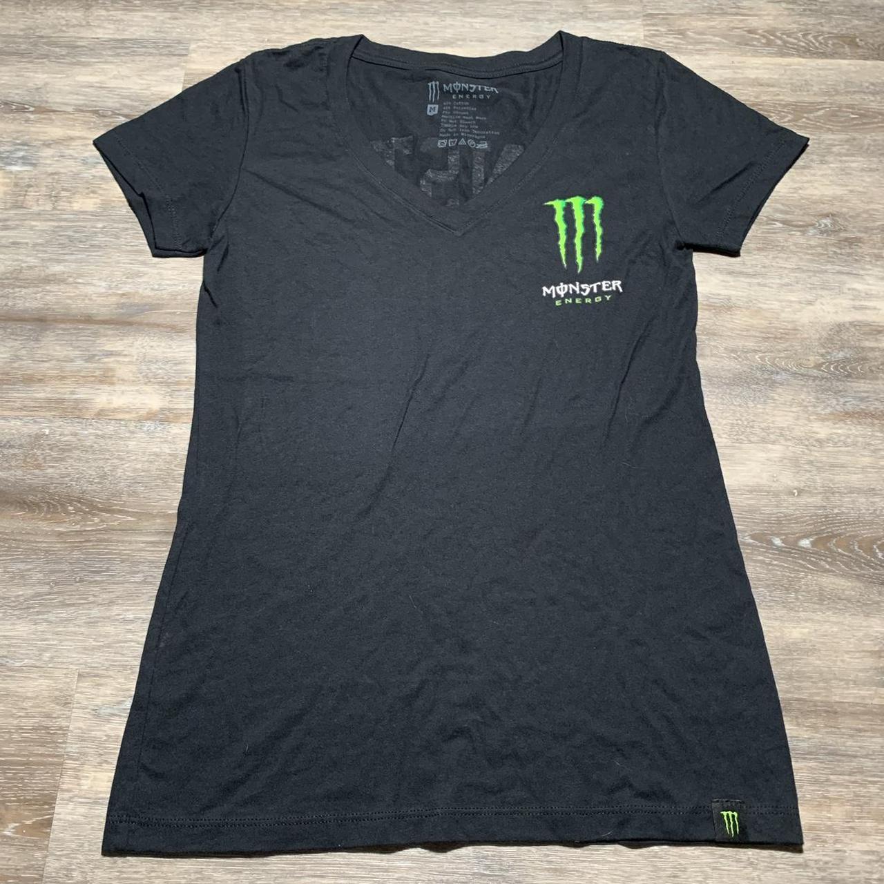 Monster Energy Womens T-shirt Black Size XL