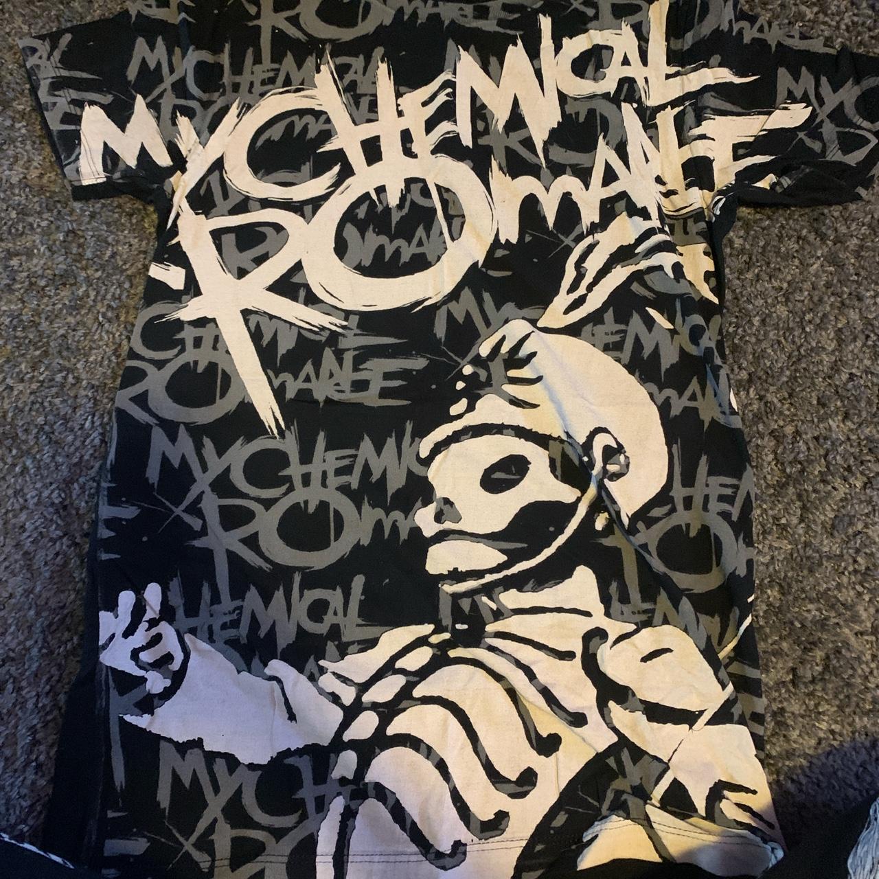 MCR My Chemical Romance all over TBP t shirt back is... - Depop