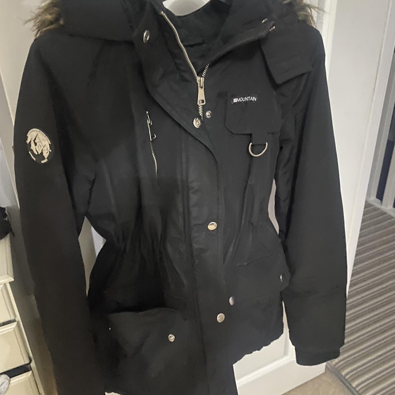 New Look Women's Black Coat Depop