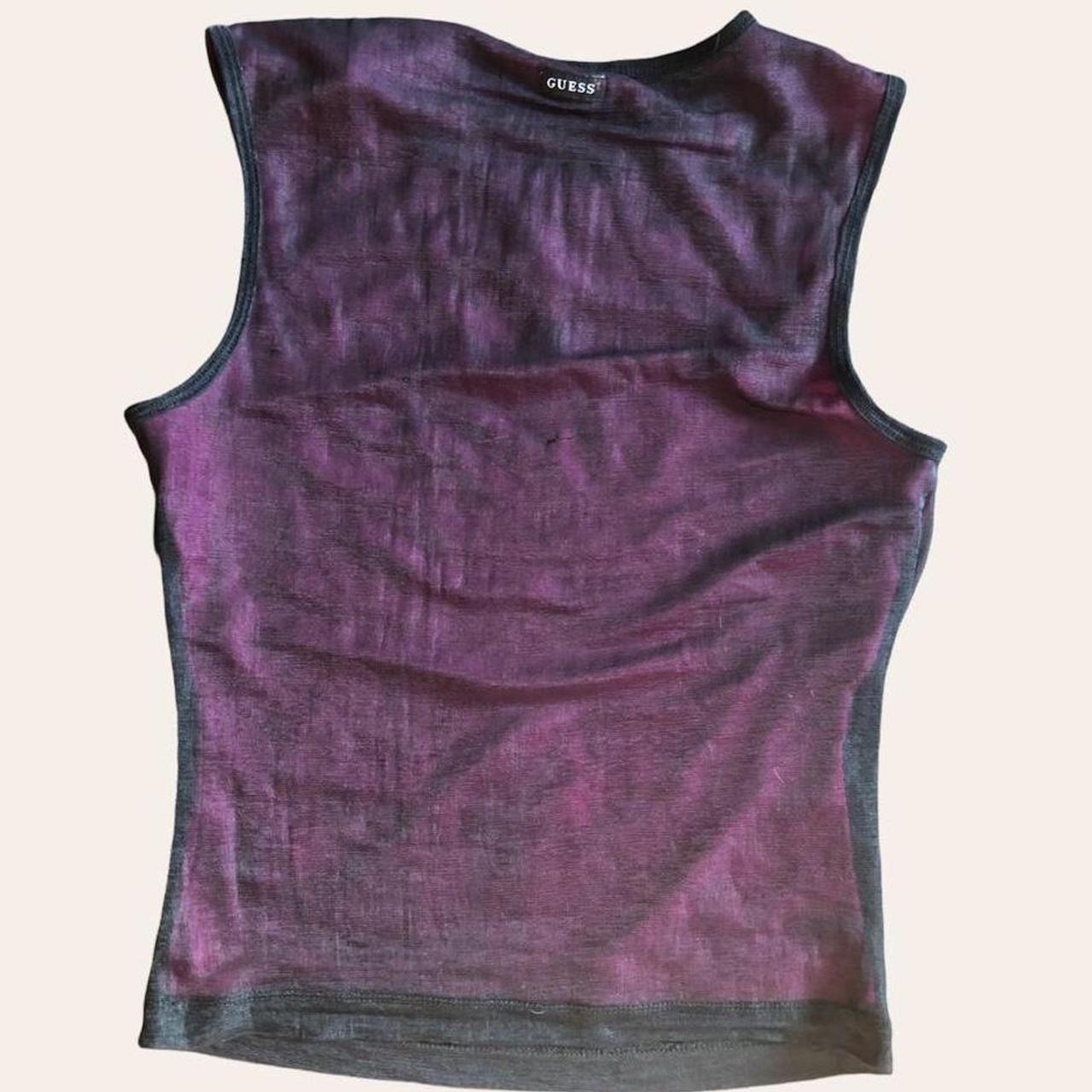 Guess Women's Purple and Pink Vests-tanks-camis (3)