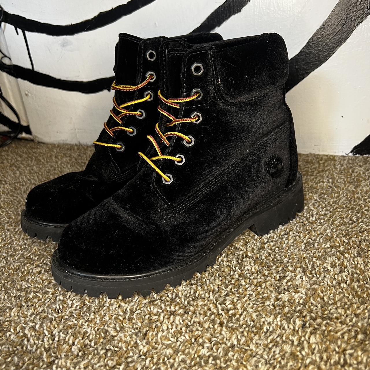 Black Velvet Timberlands Timberland X Off White Depop