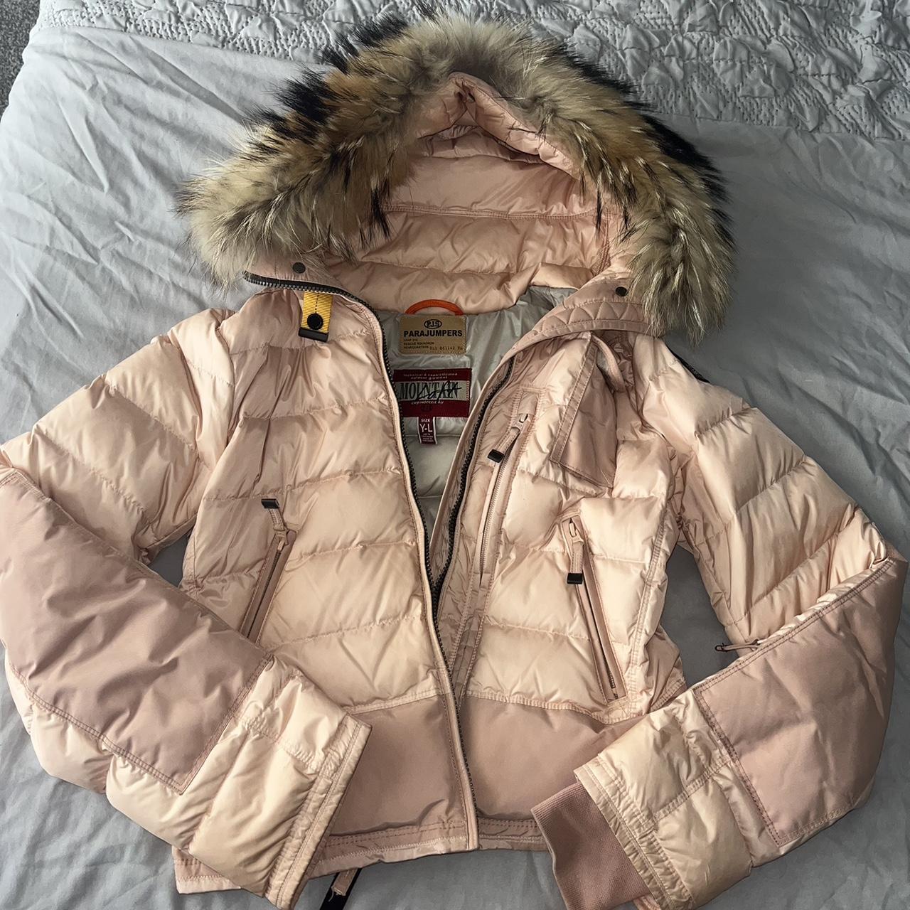 Kids pink Parajumper (Size young large) Would fit... Depop