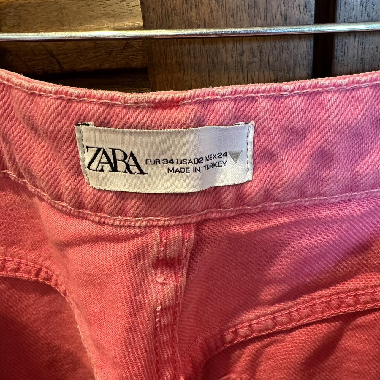 Pink Zara jeans!, Size 2! I’m 5’2 for reference