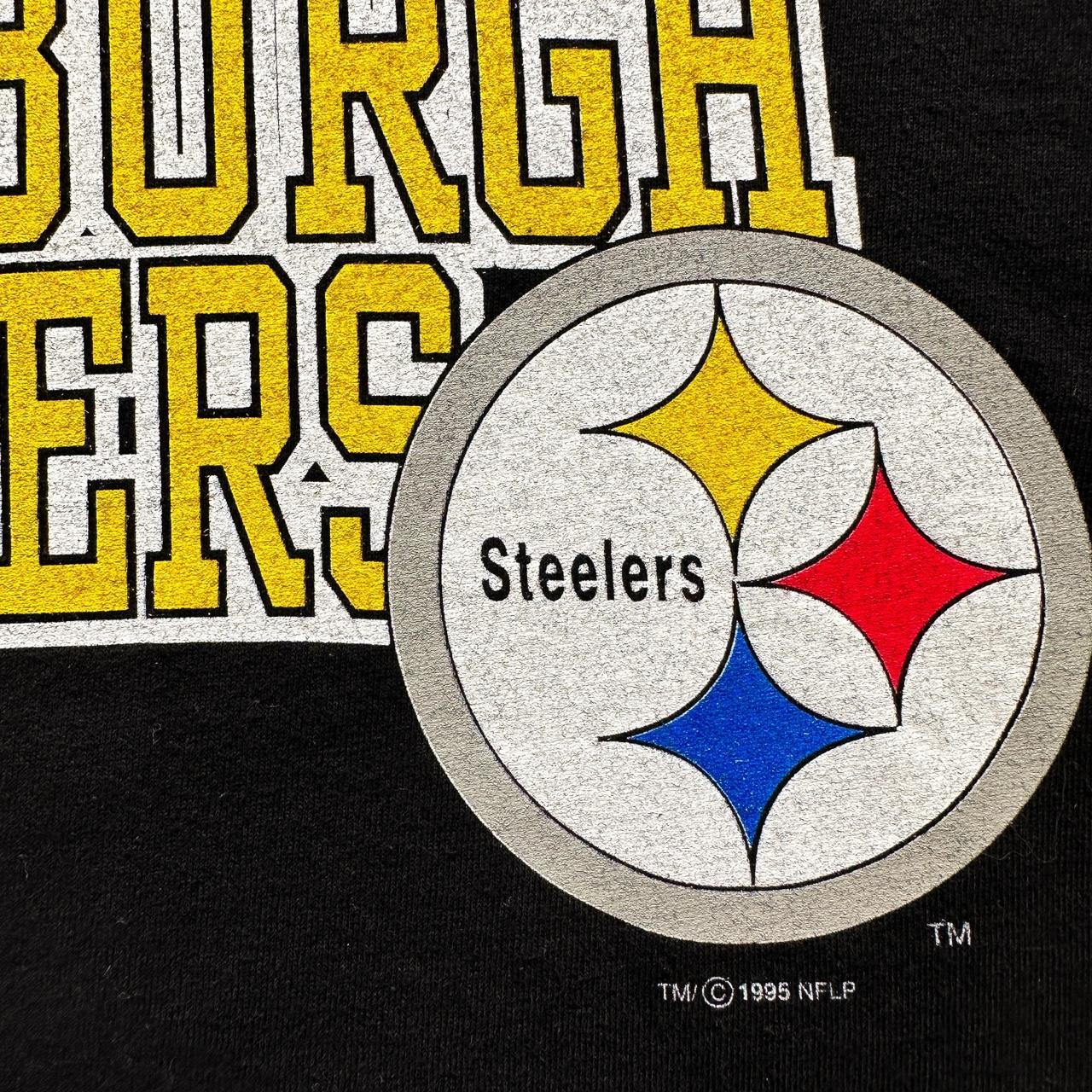 Vintage 1995 Pittsburgh Steelers Jersey-style T-shirt / NFL / 