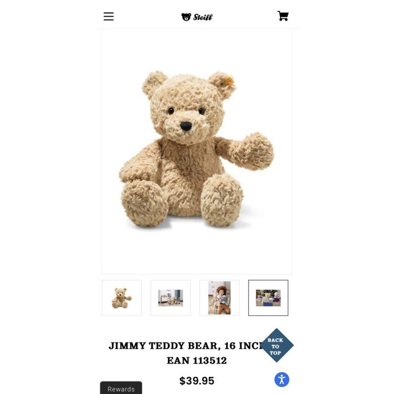 steiff classic jimmy teddy bear 🧸 brand new in - Depop