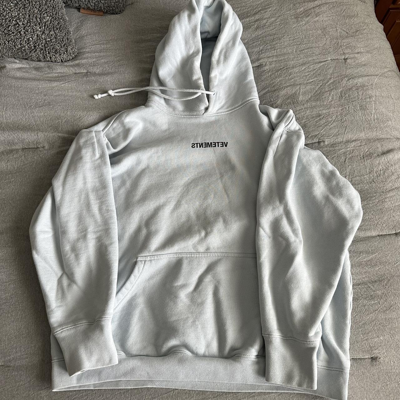 Vetements Reverse Logo Hoodie, Size XS (Fits S/M), No...