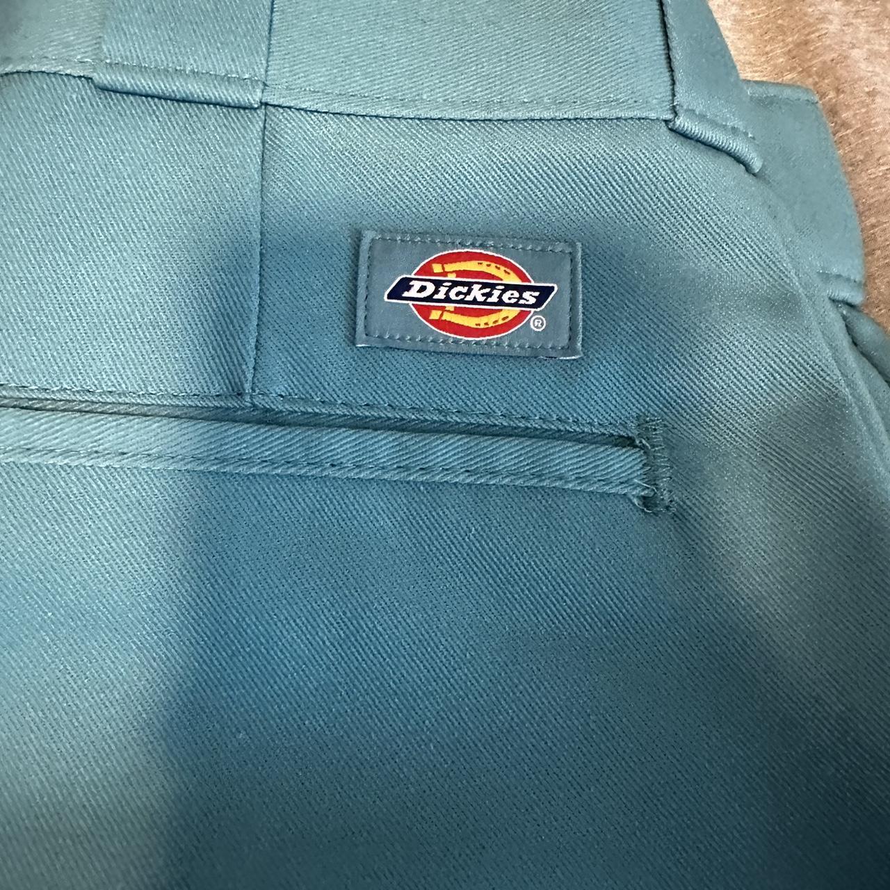 Dickies 874 Light Blue Work Pants Fits a Size... - Depop