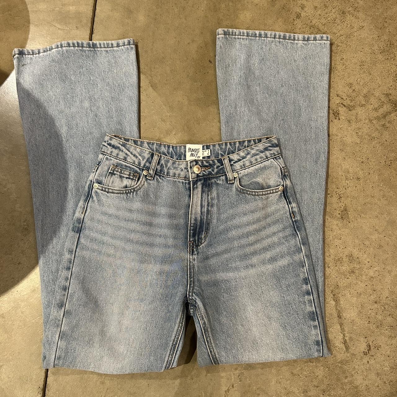 Princess Polly Flare Jeans little slit at bottom Depop
