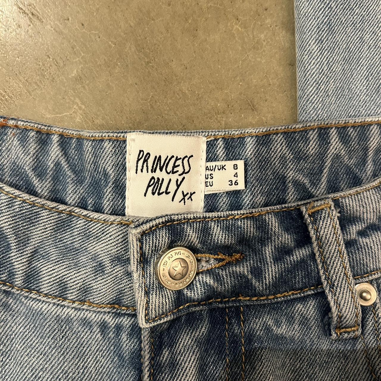 Princess Polly Flare Jeans little slit at bottom Depop