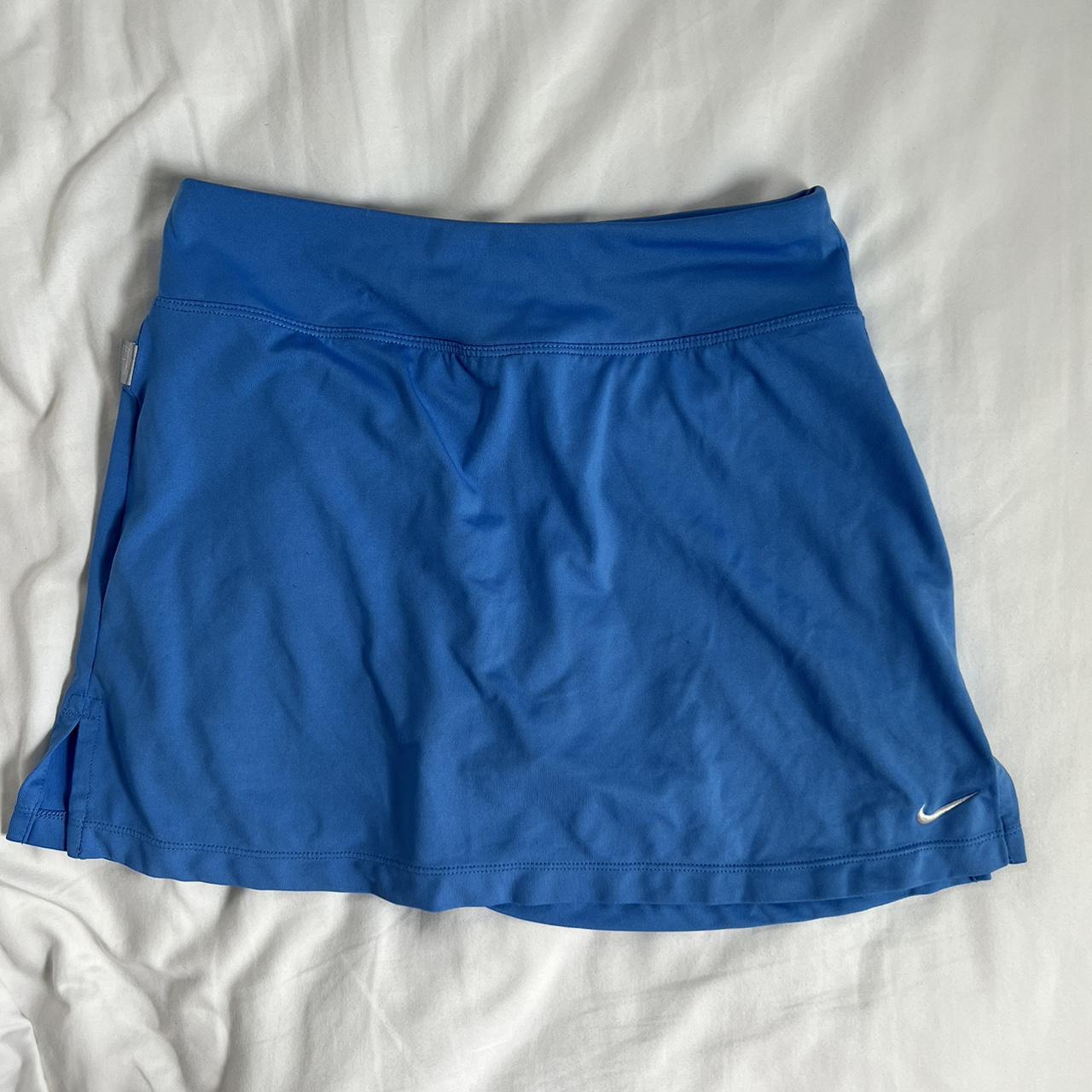 Nike Women S Blue Skirt Depop