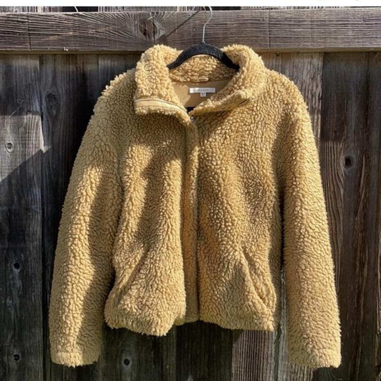 Tan Teddy Coat from Pacsun Worn only a few times