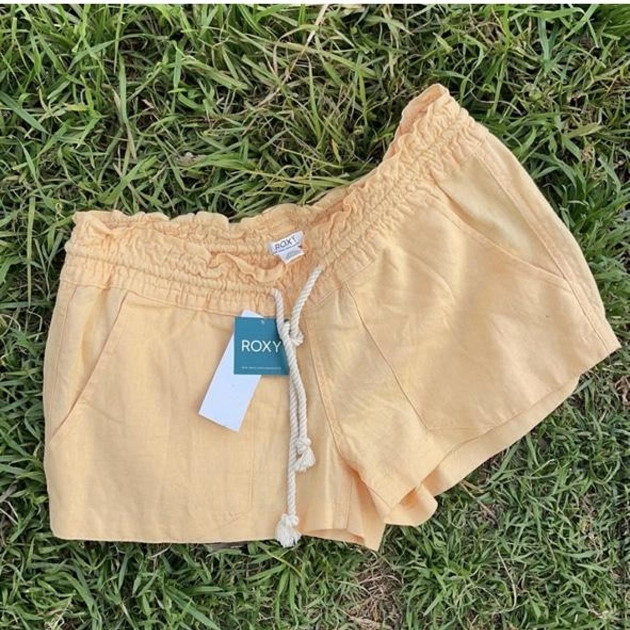 Roxy Women's Orange Shorts Depop