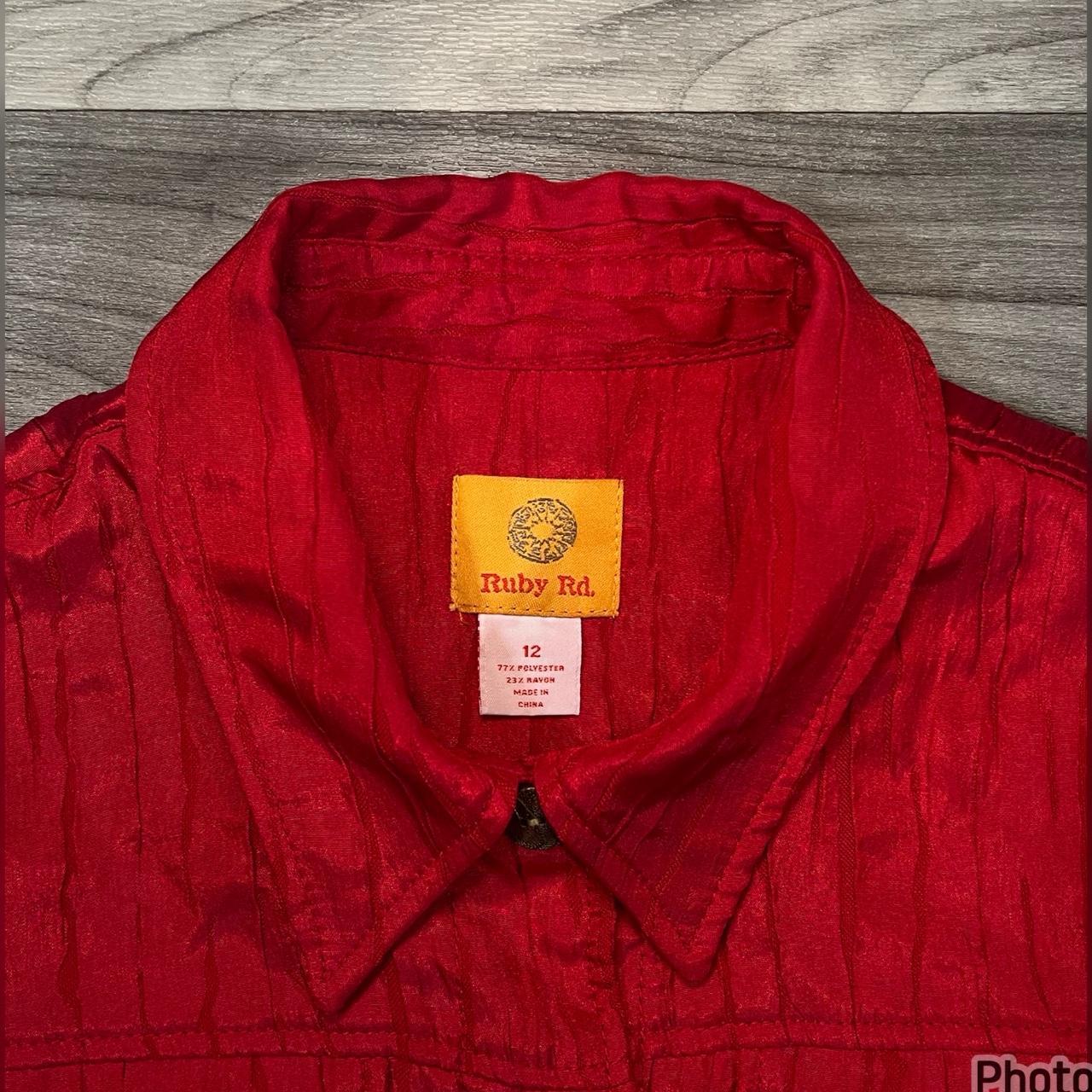 Ruby Rd. Women's Lightweight Jacket - Red - 12 – … - image 2