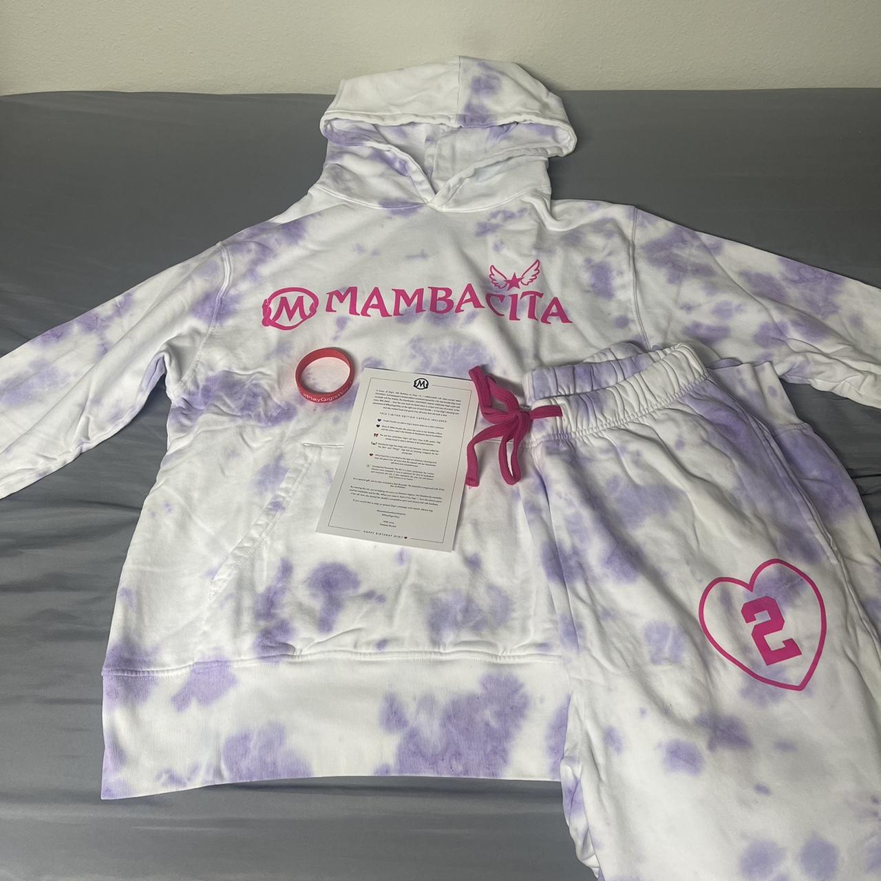 purple dannijo x ‘mambacita’ hoodie and