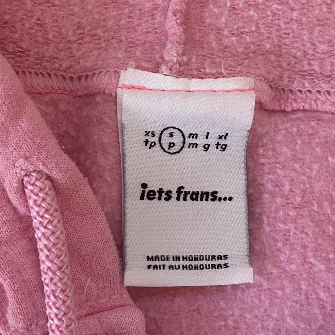 Pink iet frans zip hoodie, Urban outfitters, Size... - Depop