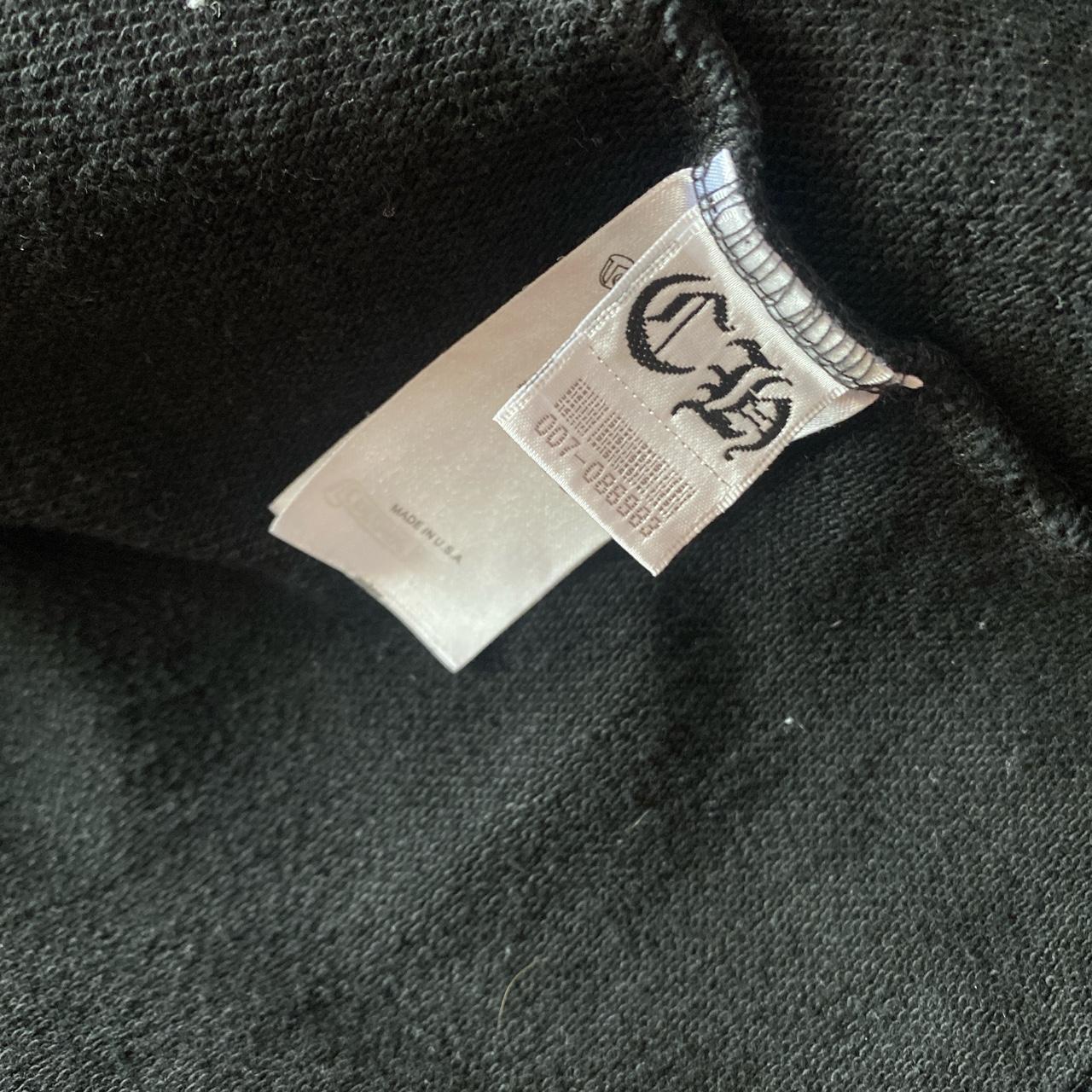 Chrome hearts jumper, Size L but fits more like an M... - Depop