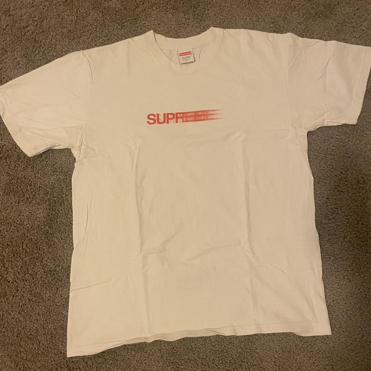 Supreme motion logo tee No flaws good condition... - Depop