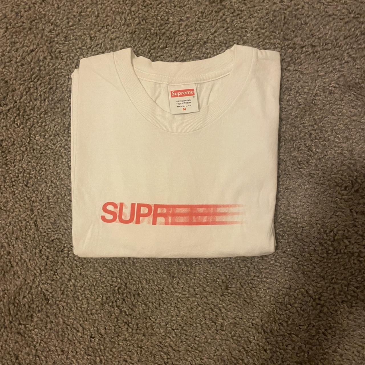 Supreme motion logo tee No flaws good condition... - Depop