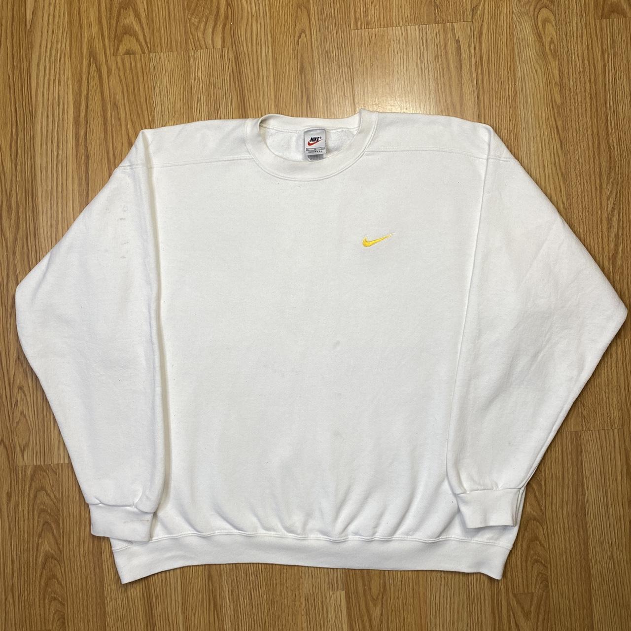 embroidered vintage nike sweatshirt