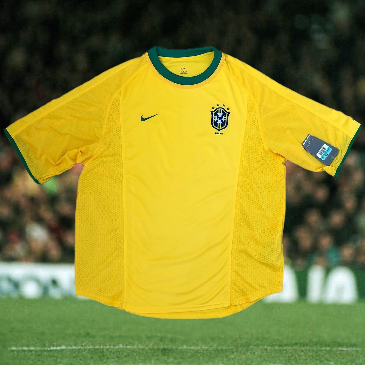 Brazil Nike Football Shirt Home 2000/2001/2002 Brasil Soccer