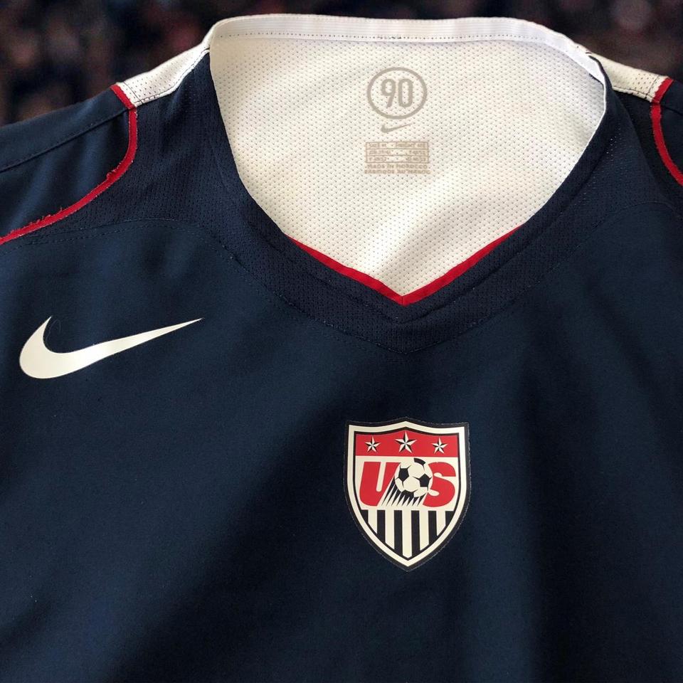 NIKE USA 2004 AWAY JERSEY BLUE - Soccer Plus