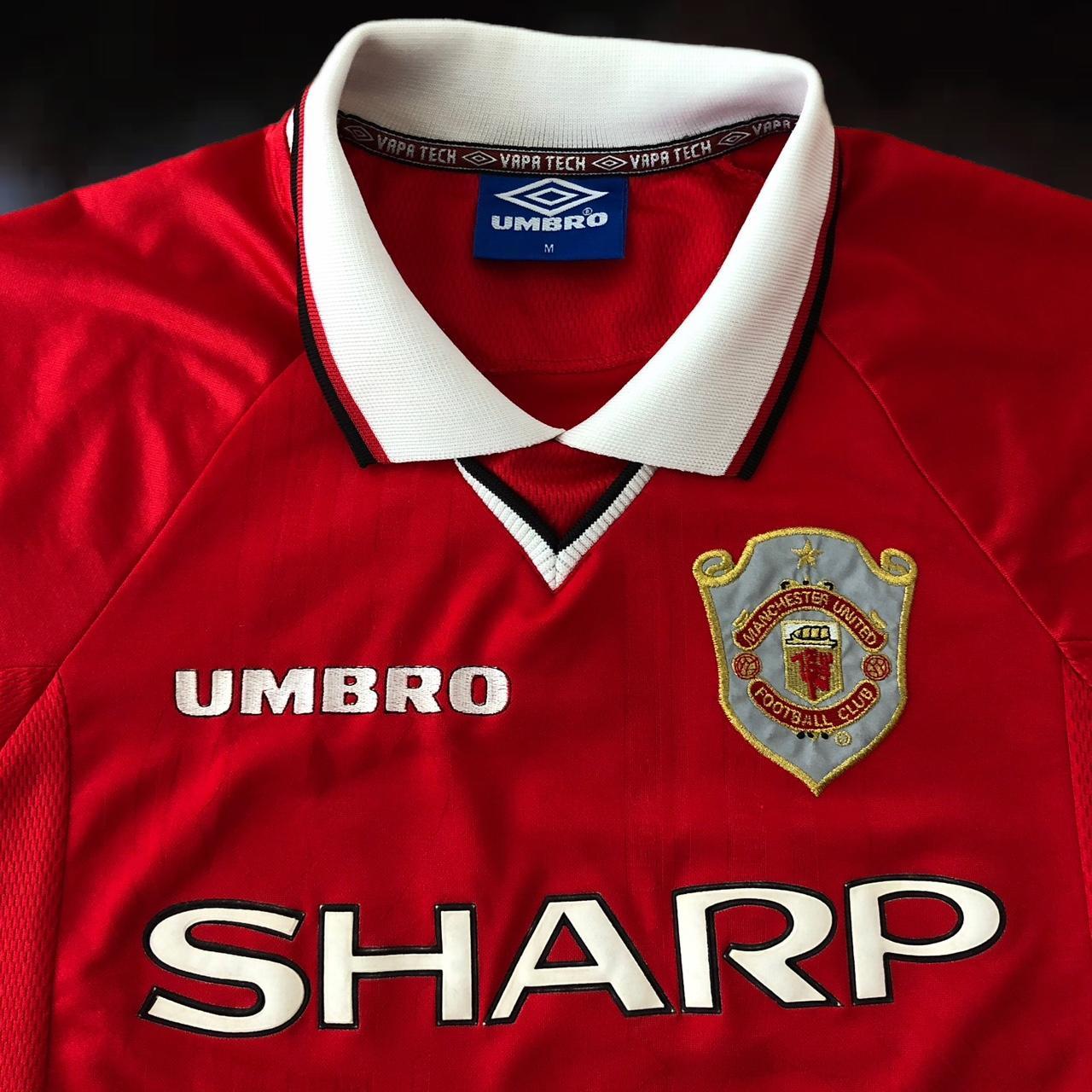 Umbro manchester united jersey sharp, Men's Fashion, Tops & Sets