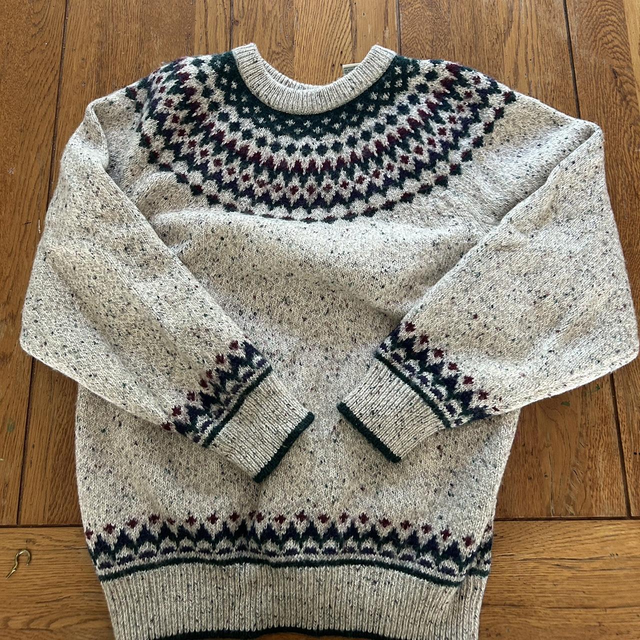Festive, vintage Northern Reflections Sweater in... - Depop