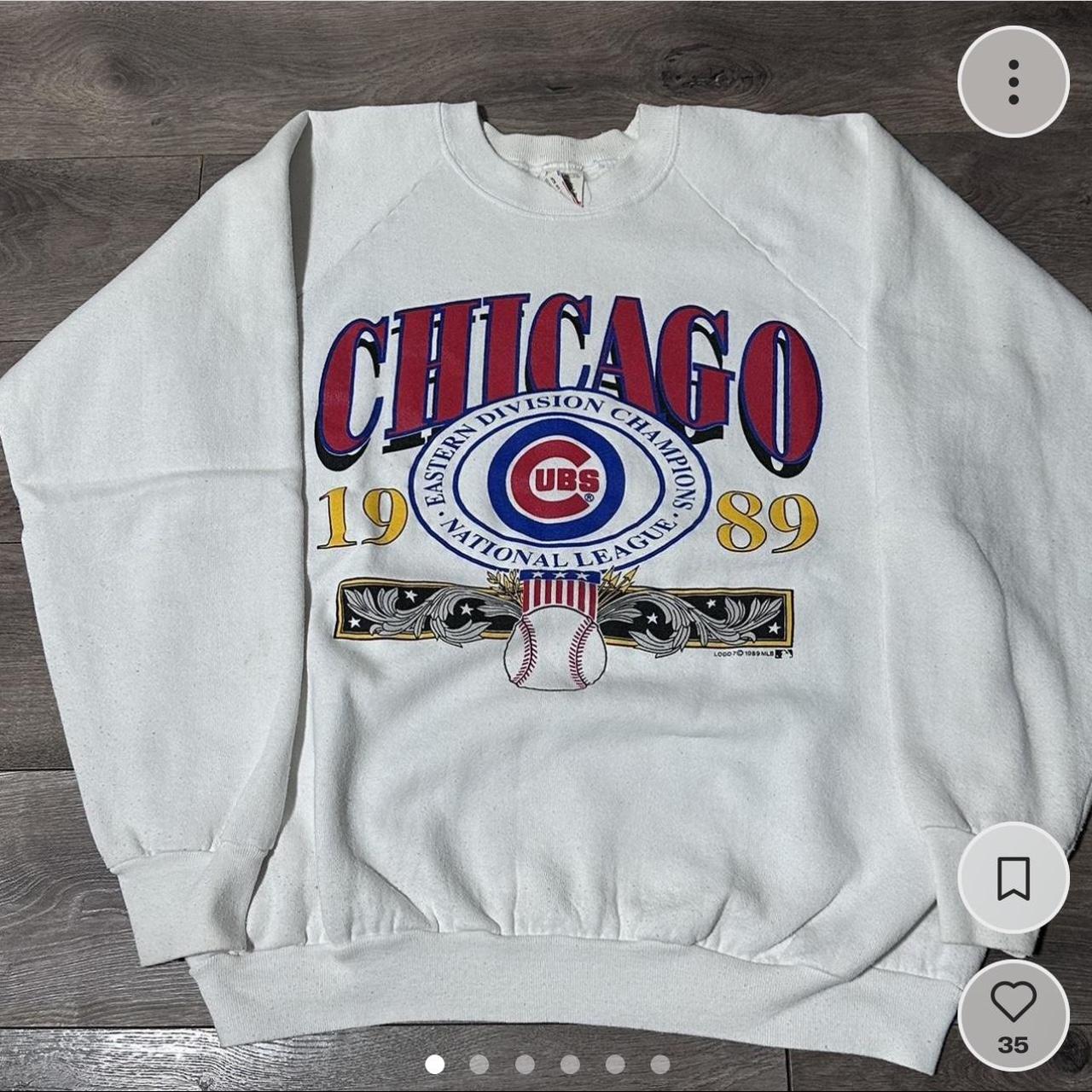 🐻 Vintage Chicago Cubs Crewneck - Depop