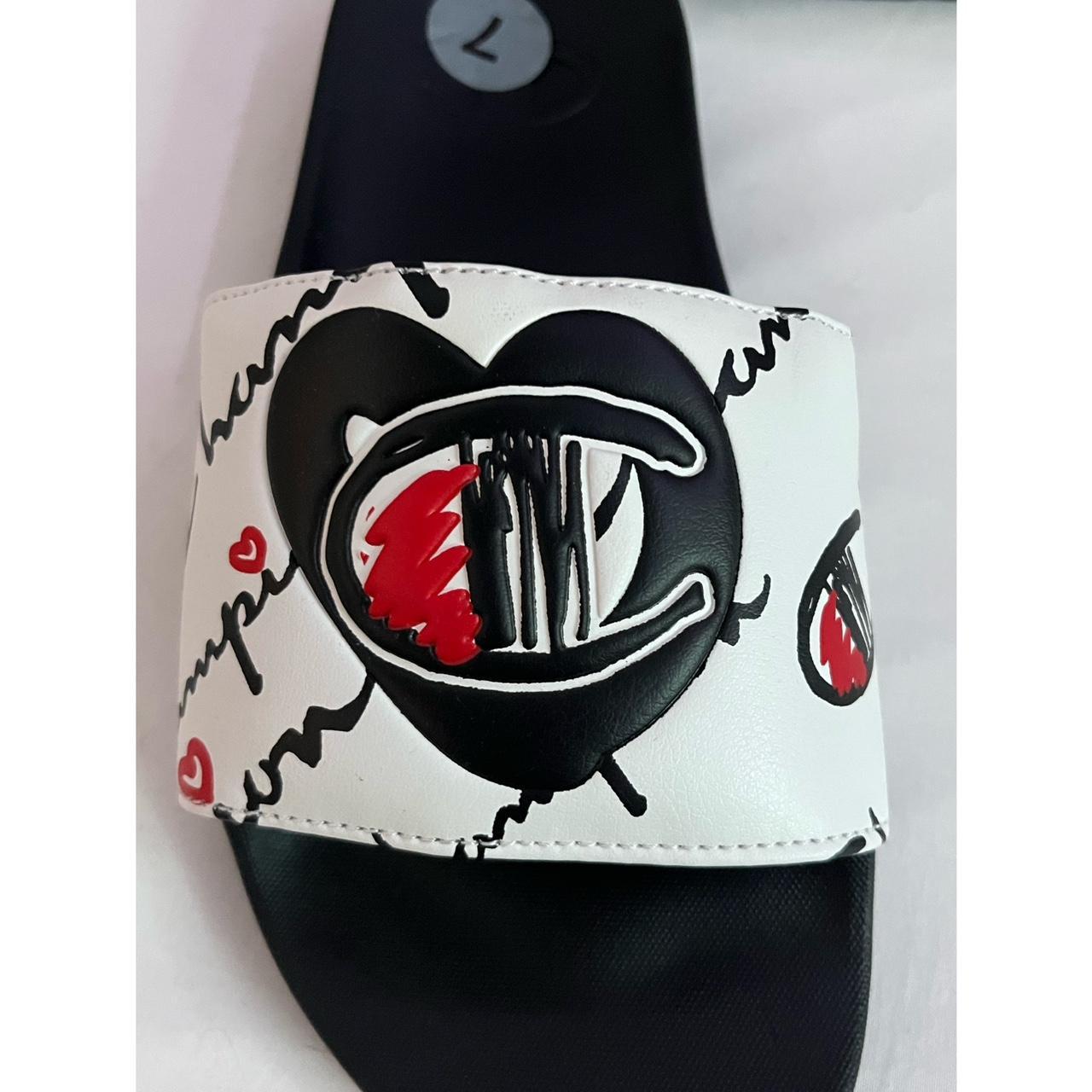 white champion slides men