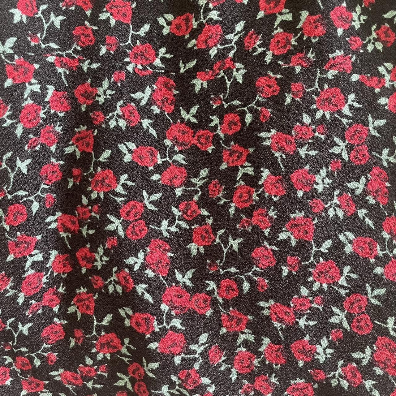 Reformation Women's Black and Red Vest (4)