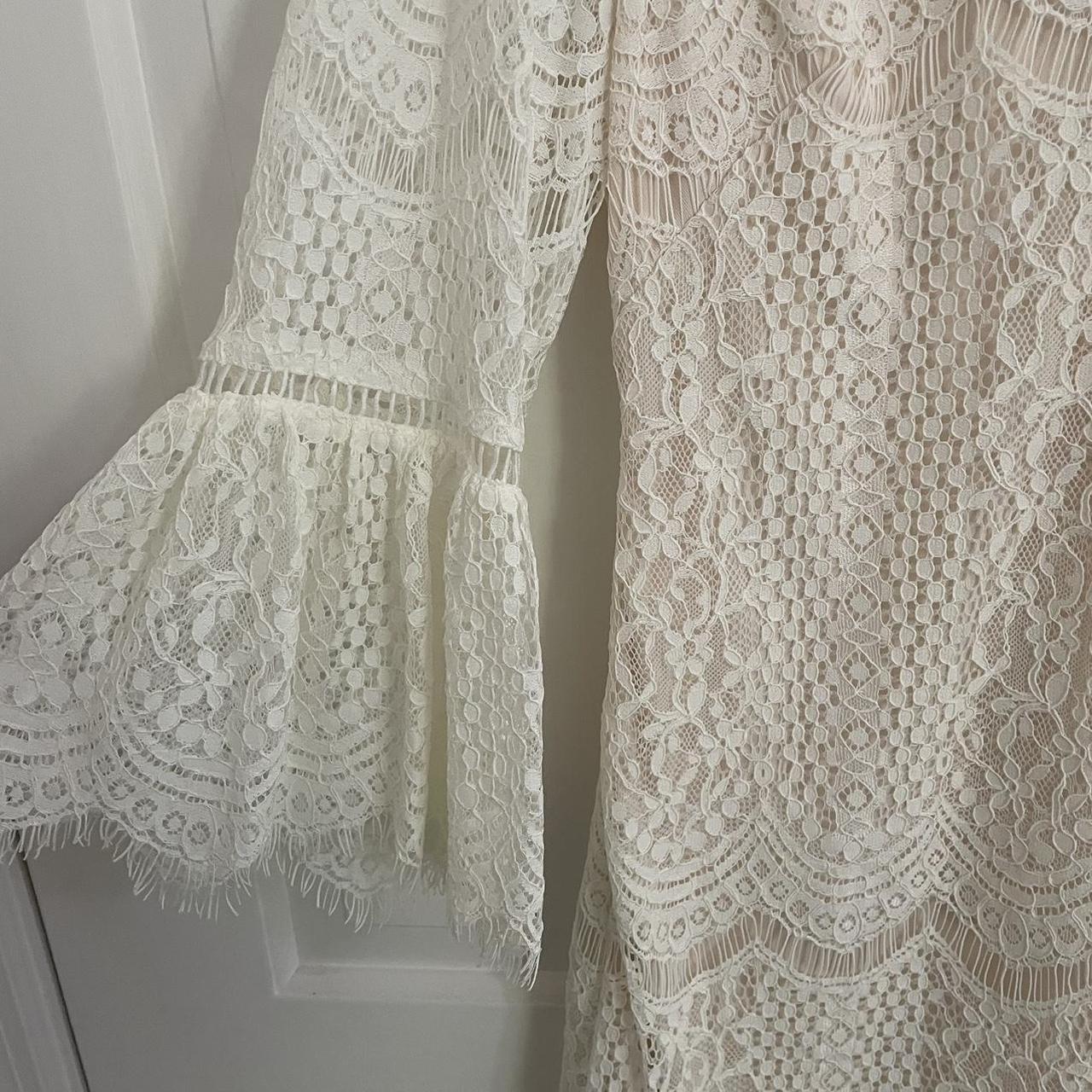 Adrianna Papell Women's Cream and White Dress (2)