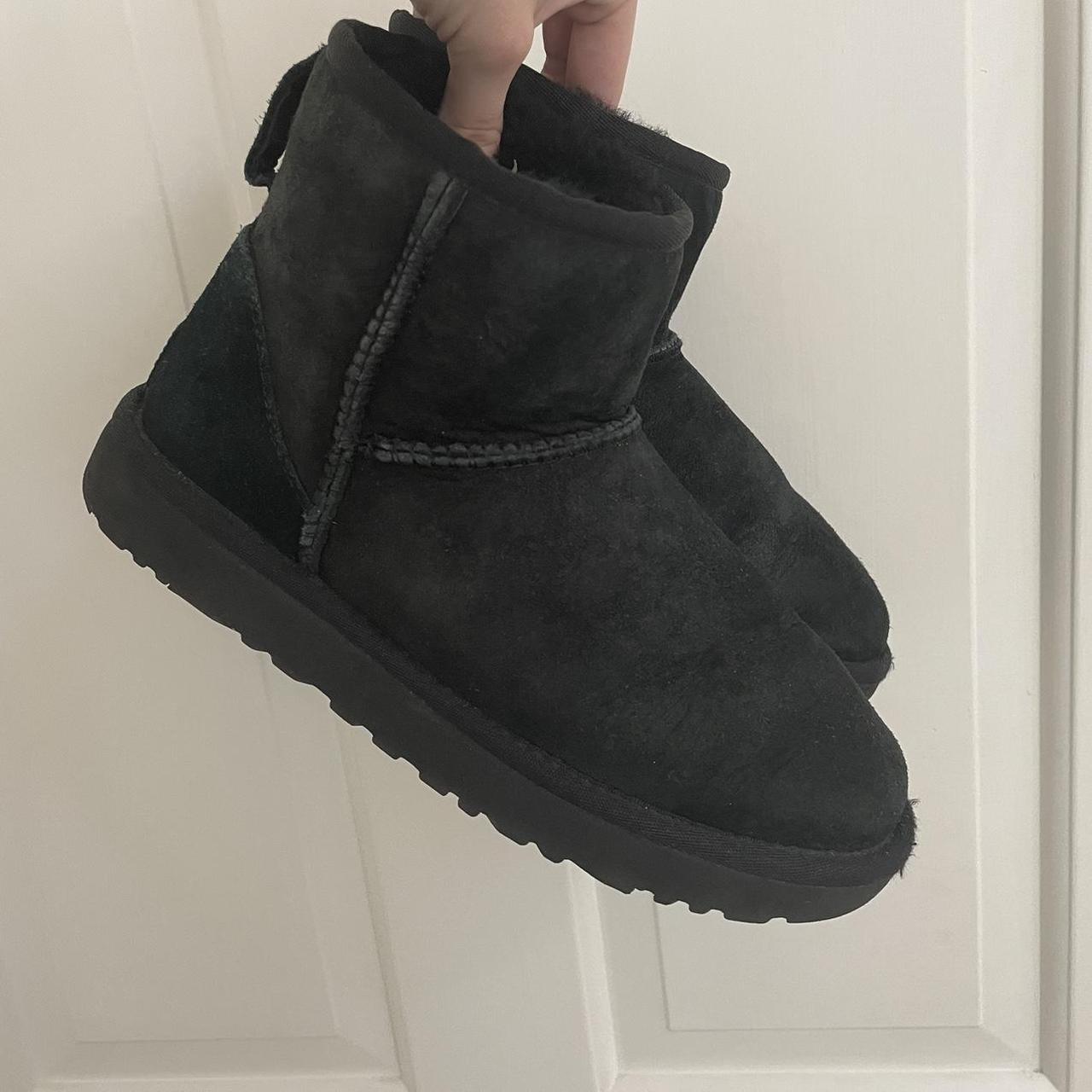 Black UGG Classic Mini Boots in used but good