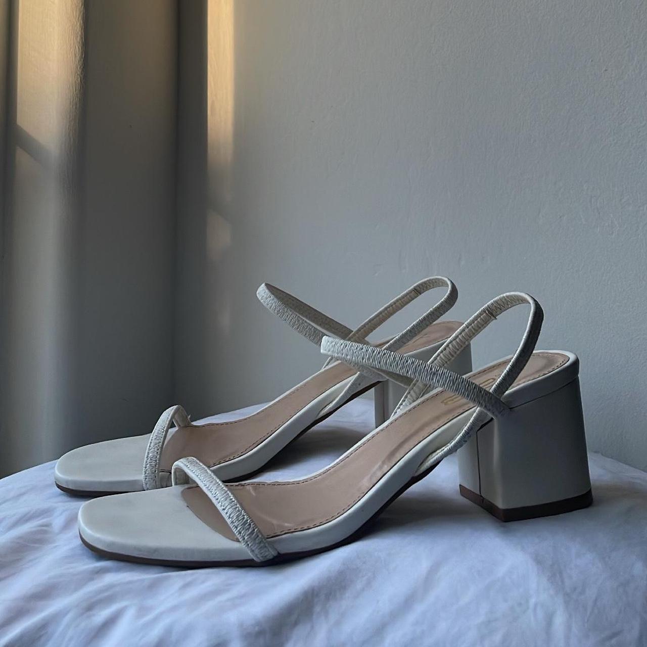 Strappy on sale white mules