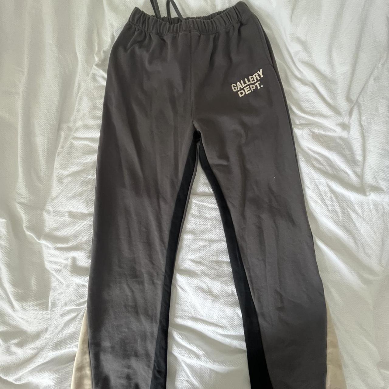 Space grey gallery dept flared sweats! Never worn,... - Depop