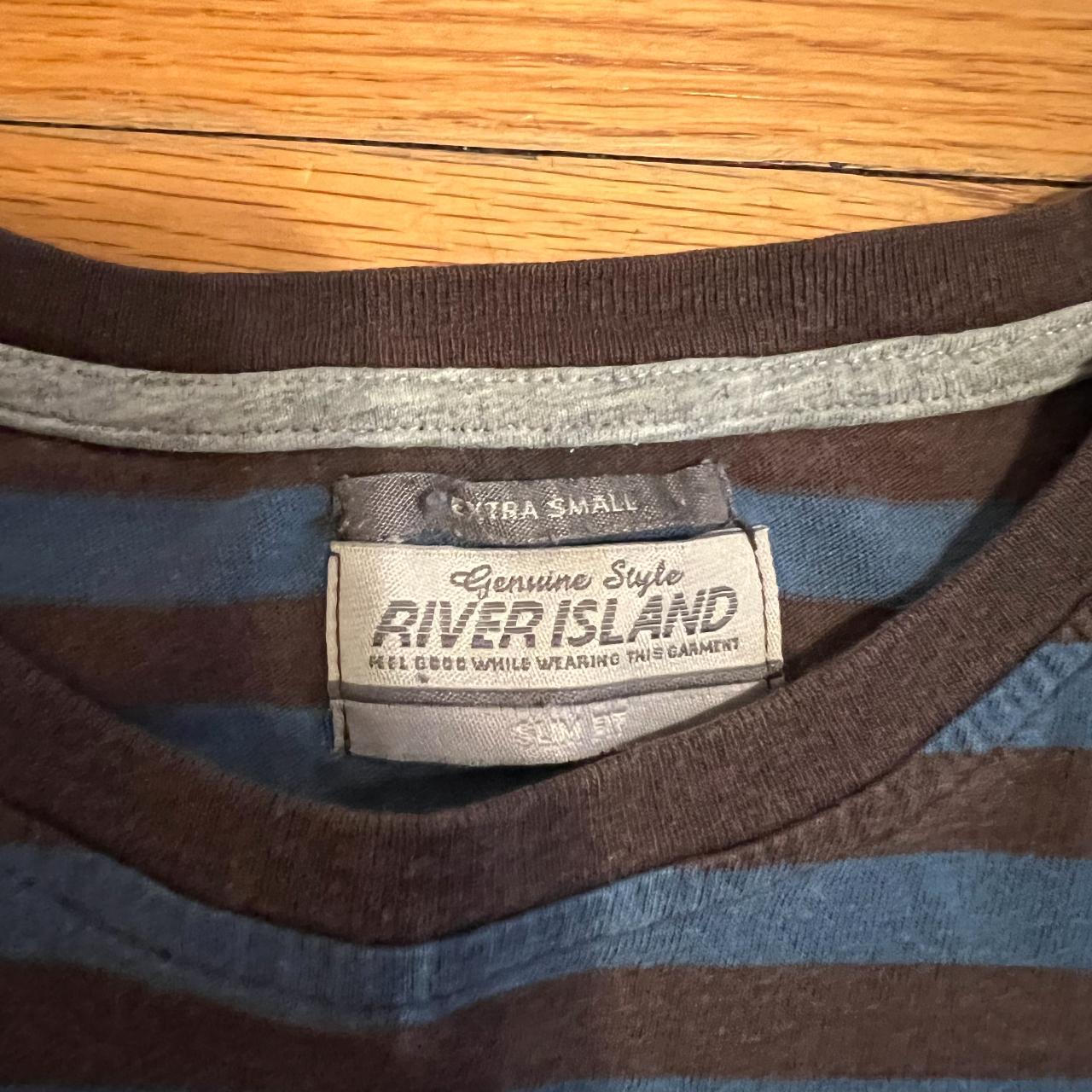River Island Women's Brown and Navy Shirt (4)