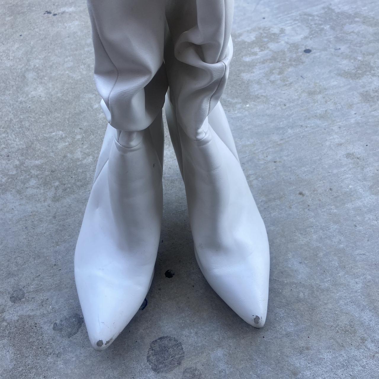 Men's White Boots Depop