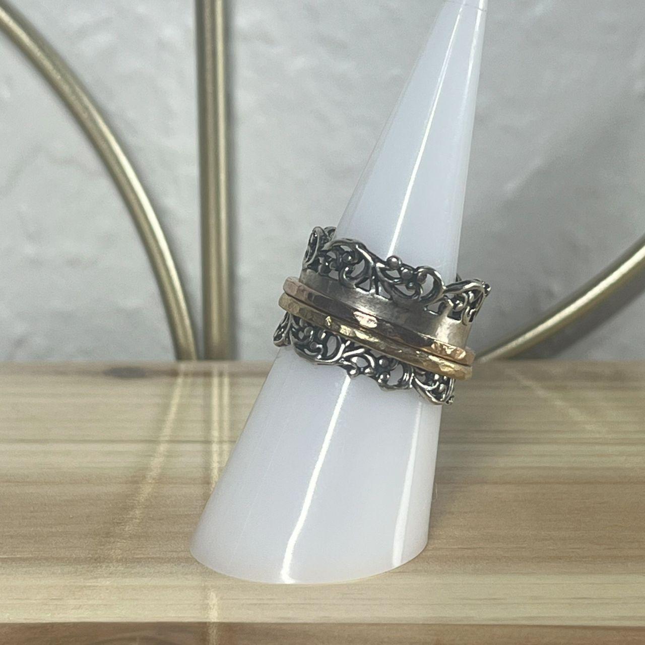 Source Unknown Women's Ring - Black/Multi – Ring … - image 5