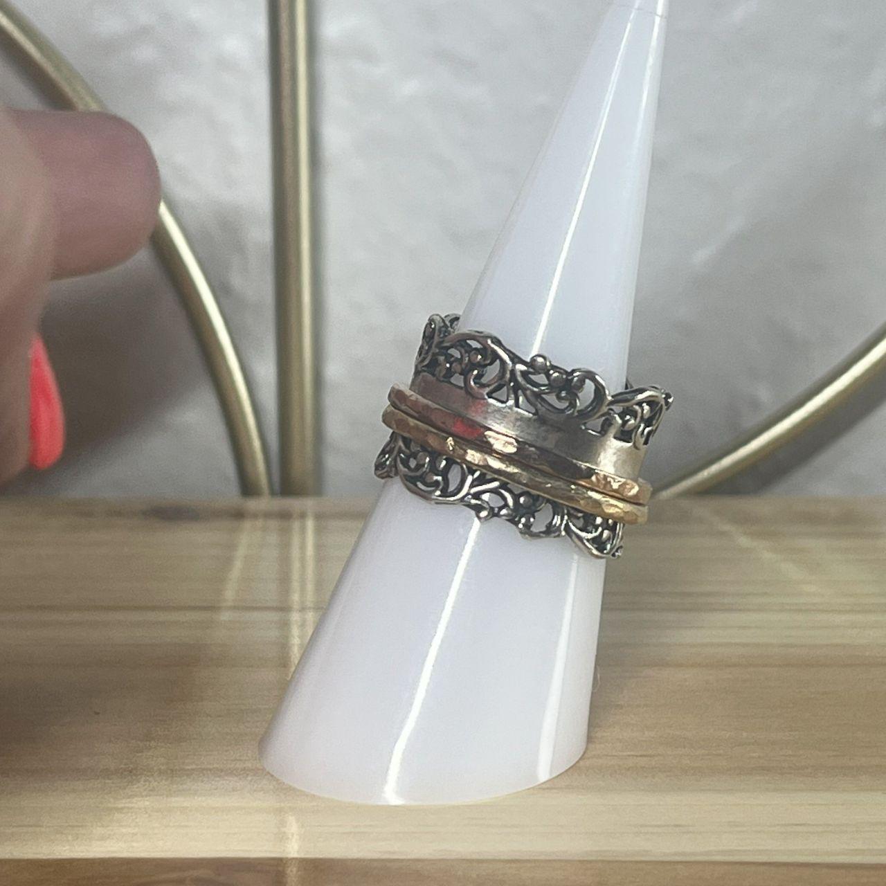 Source Unknown Women's Ring - Black/Multi – Ring … - image 3