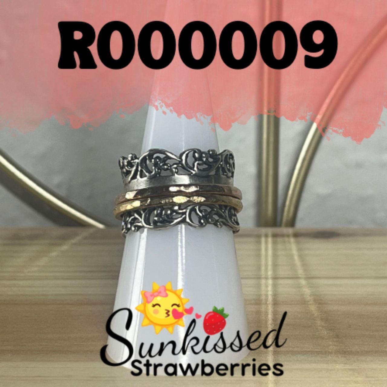 Source Unknown Women's Ring - Black/Multi – Ring … - image 1