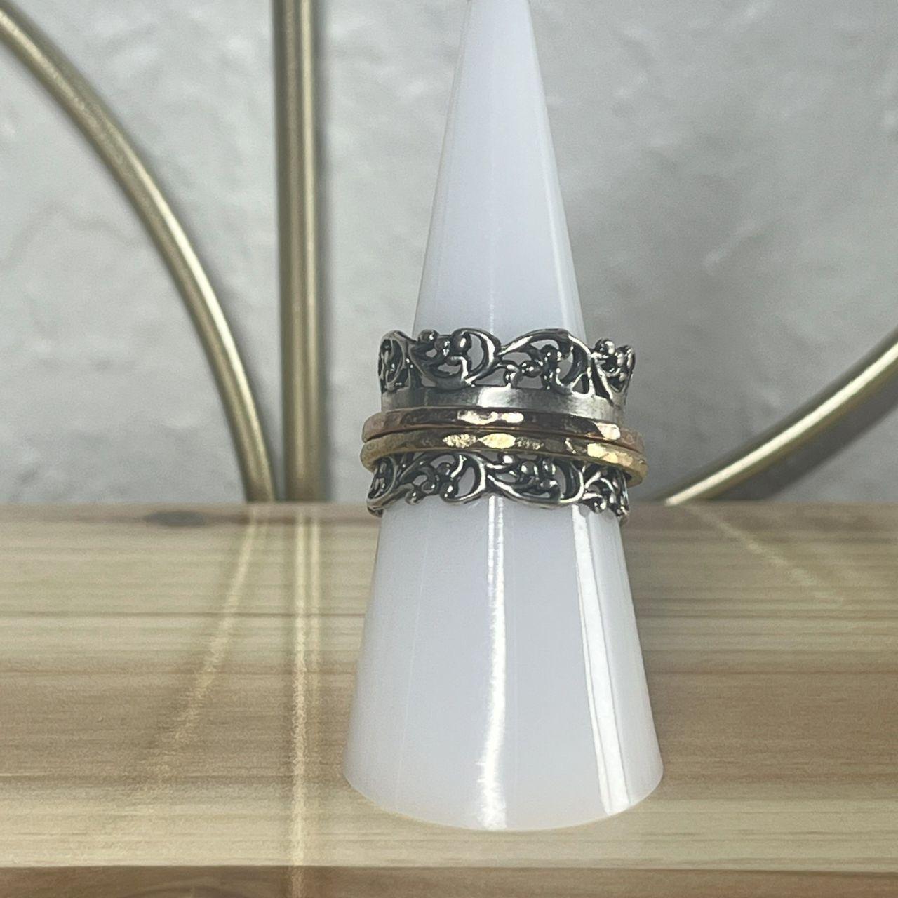 Source Unknown Women's Ring - Black/Multi – Ring … - image 2