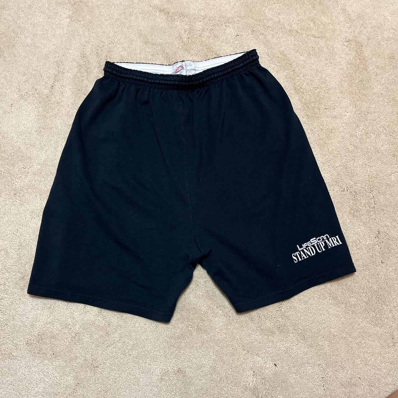 Soffe Men's Black Shorts Depop