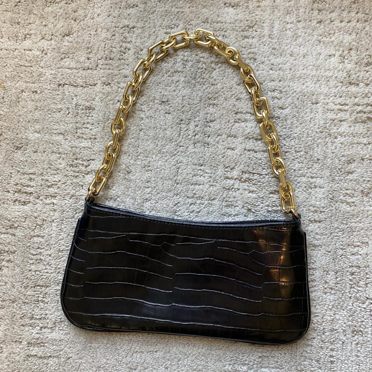 Black and Gold Purse - Depop