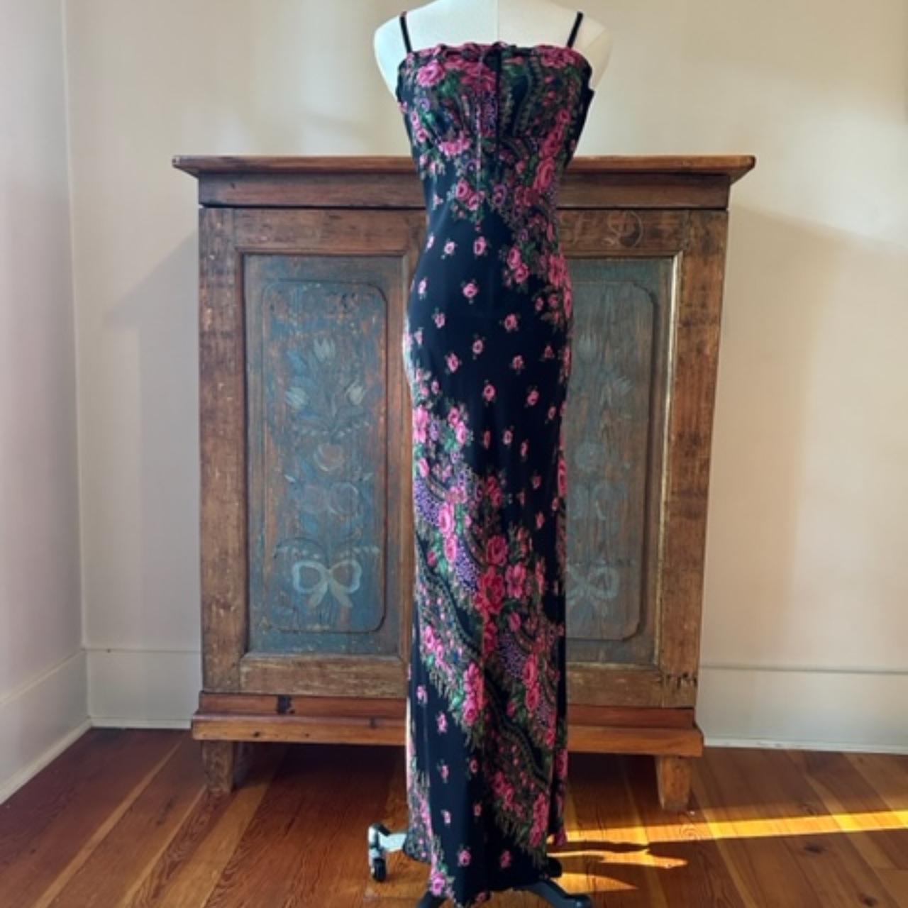 Vintage 90s Betsey Johnson Full Length Maxi... - Depop